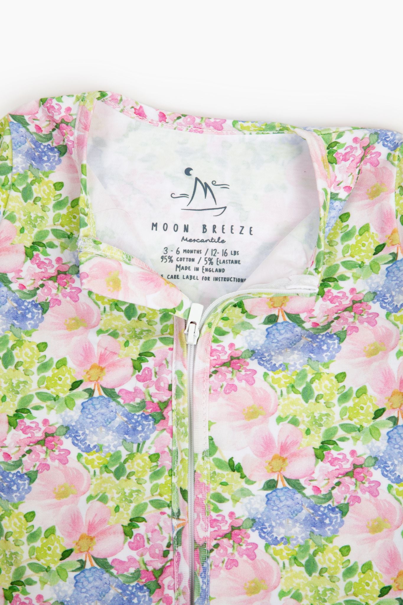 Double Zip One-Piece PJ - Amagansett Bouquet