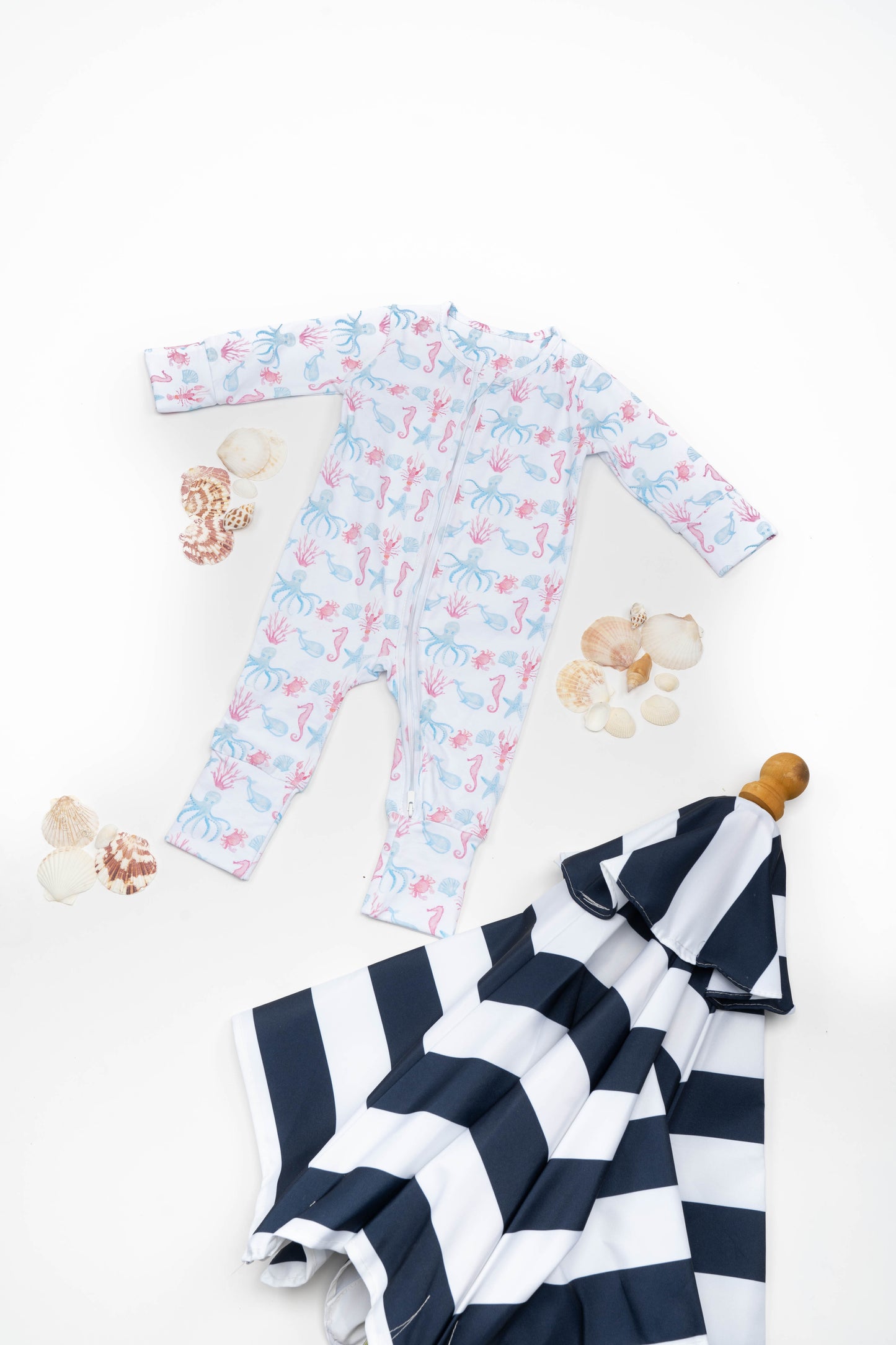 Double Zip One-Piece PJ - Down Under