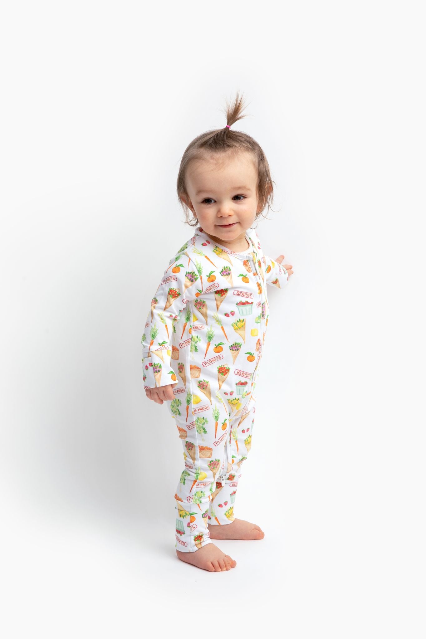 Double Zip One-Piece PJ - Farm Fresh