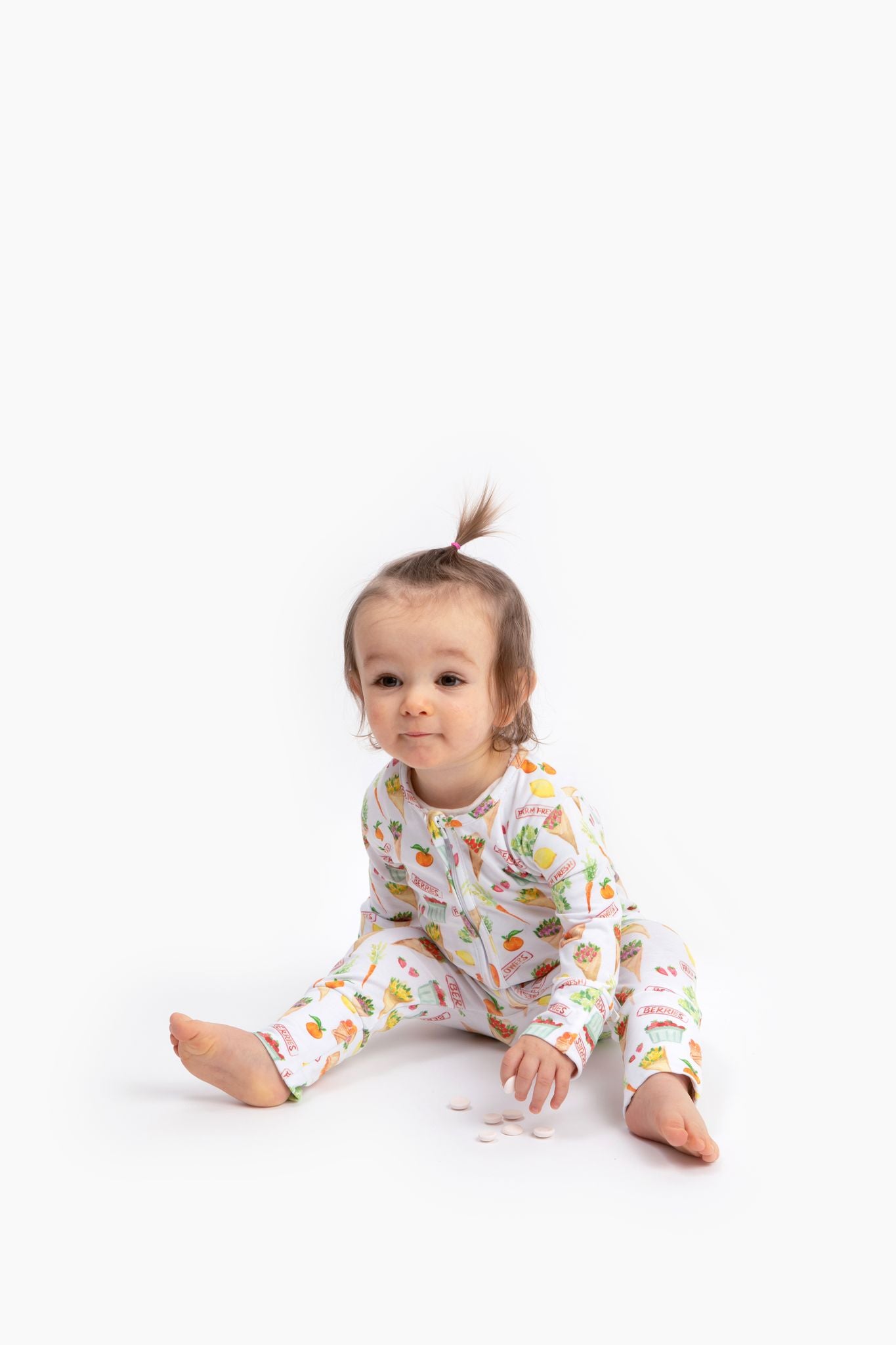 Double Zip One-Piece PJ - Farm Fresh