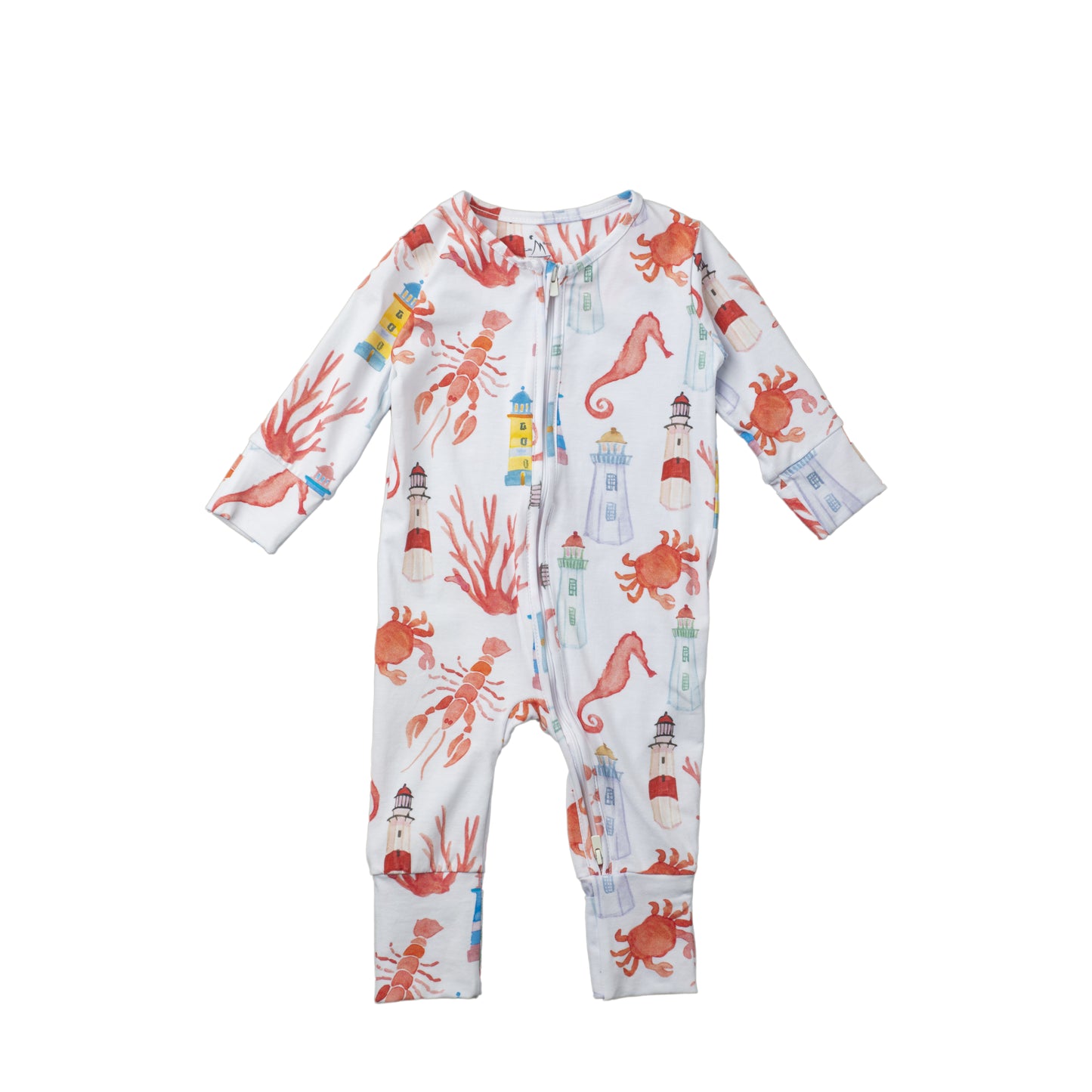 Double Zip One-Piece PJ - Montauk Sea