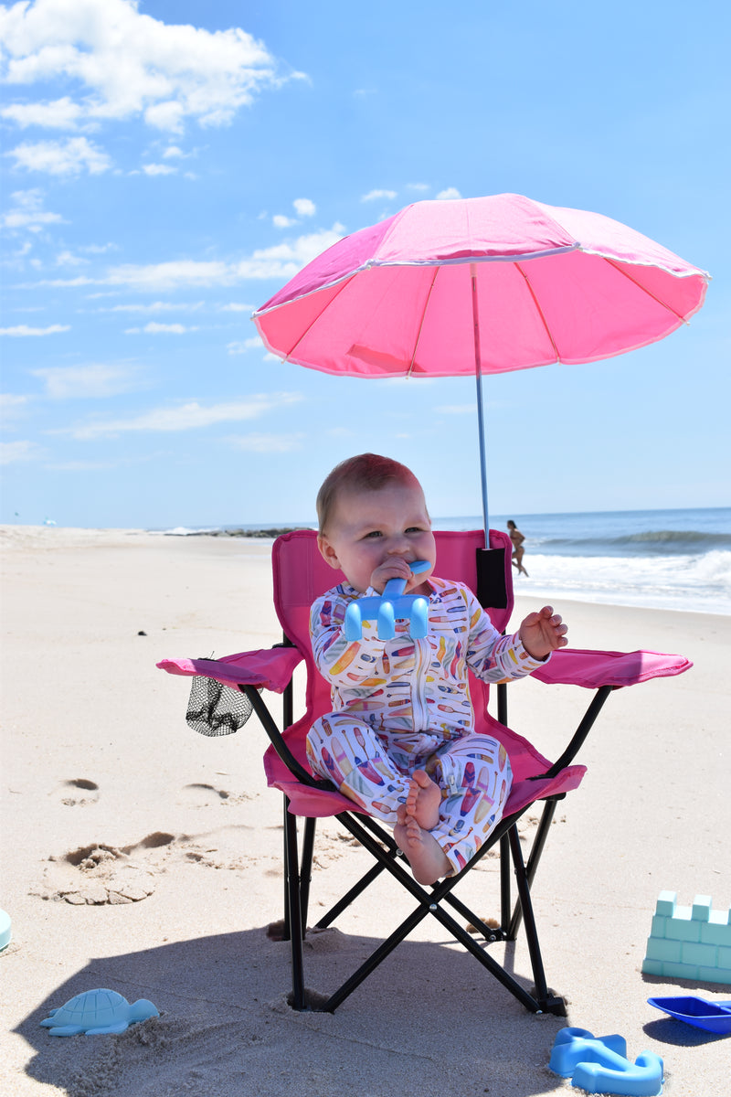 Double Zip One-Piece PJ - Surfs Up