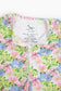 Double Zip One-Piece PJ - Amagansett Bouquet