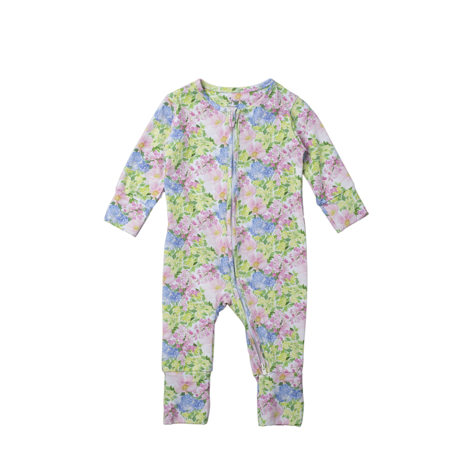 Double Zip One-Piece PJ - Amagansett Bouquet